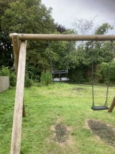 Photo of infant swing put beyond use